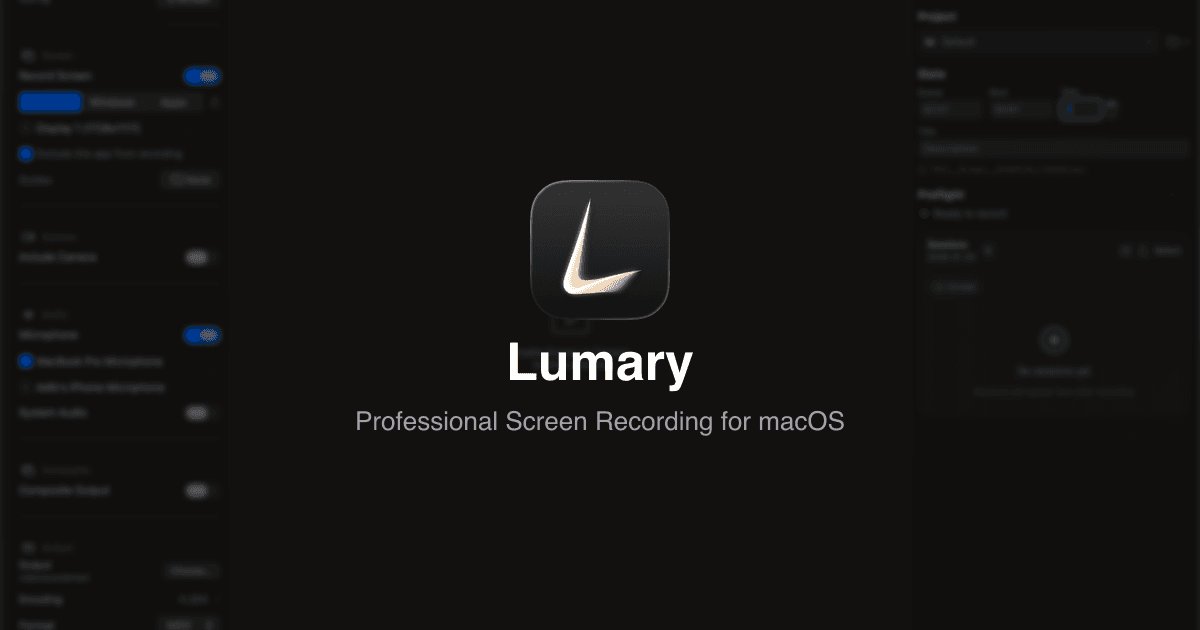 Lumary Recorder screenshot 1