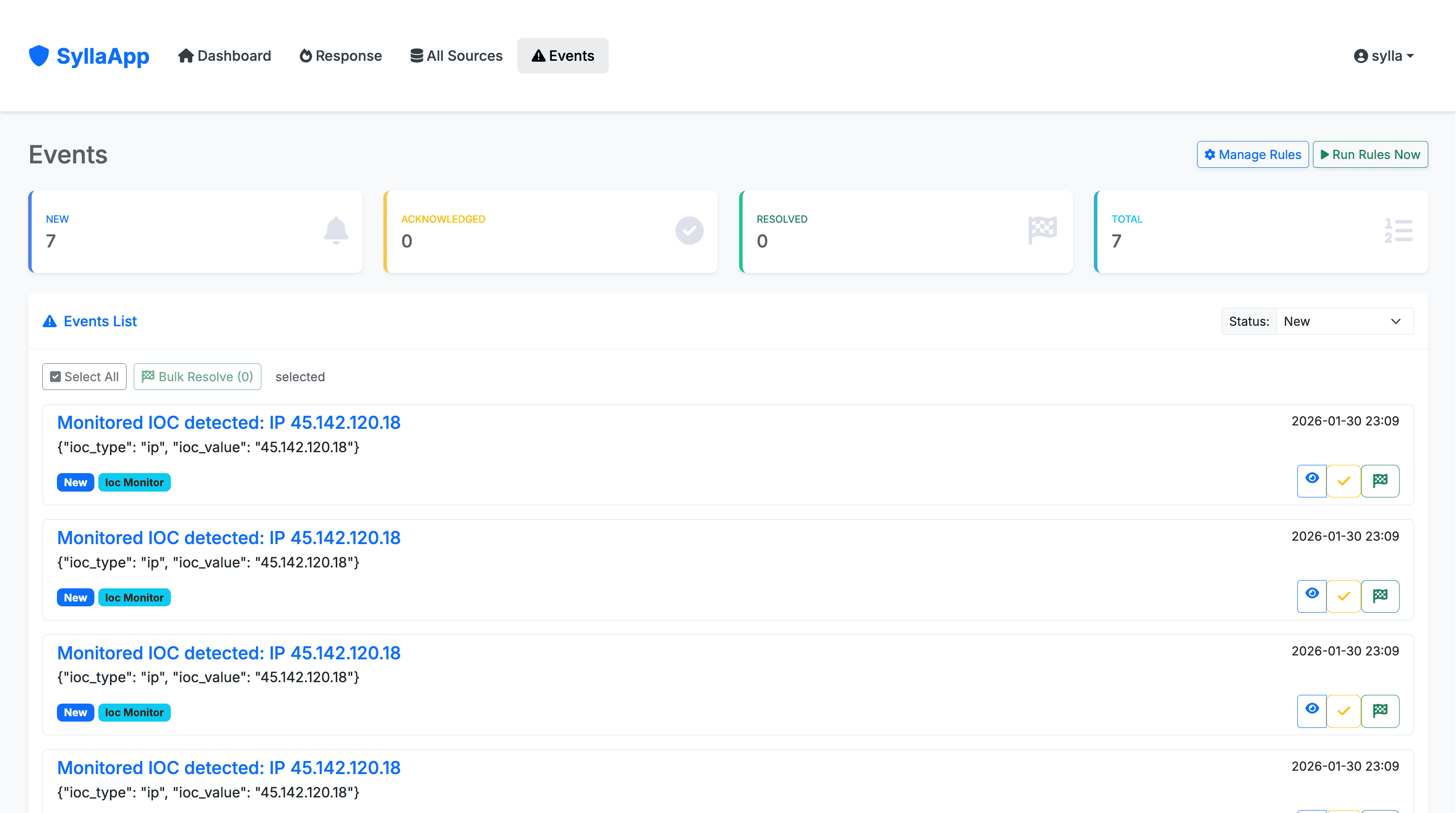 SyllaApp - Analyst Intelligence Platform screenshot 4