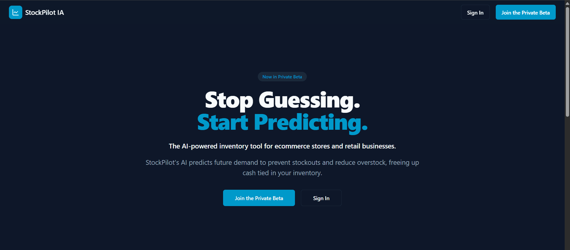 StockPilot IA screenshot 1