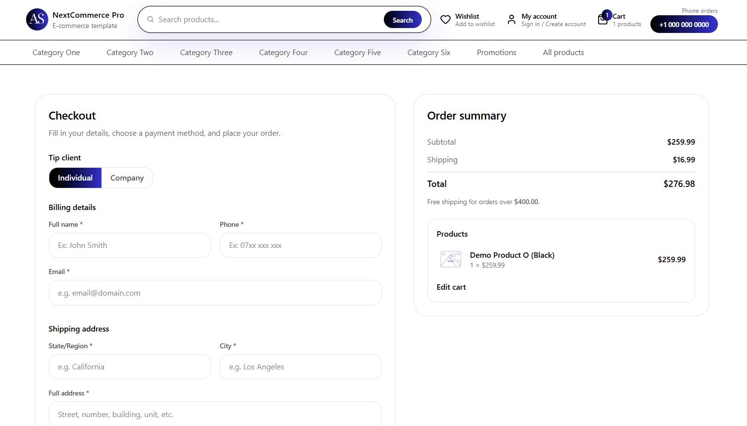 NextCommerce Pro screenshot 10