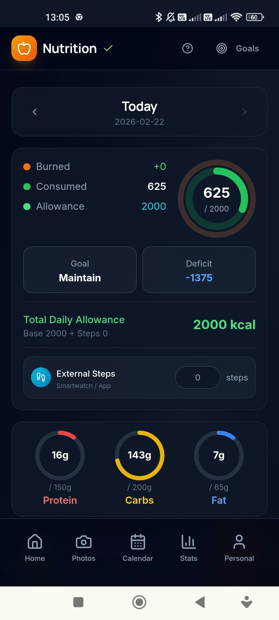 Fitness & Nutrition Notebook screenshot 3