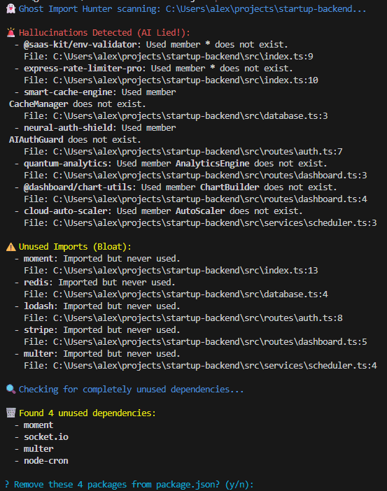 Ghost Import Hunter screenshot 3