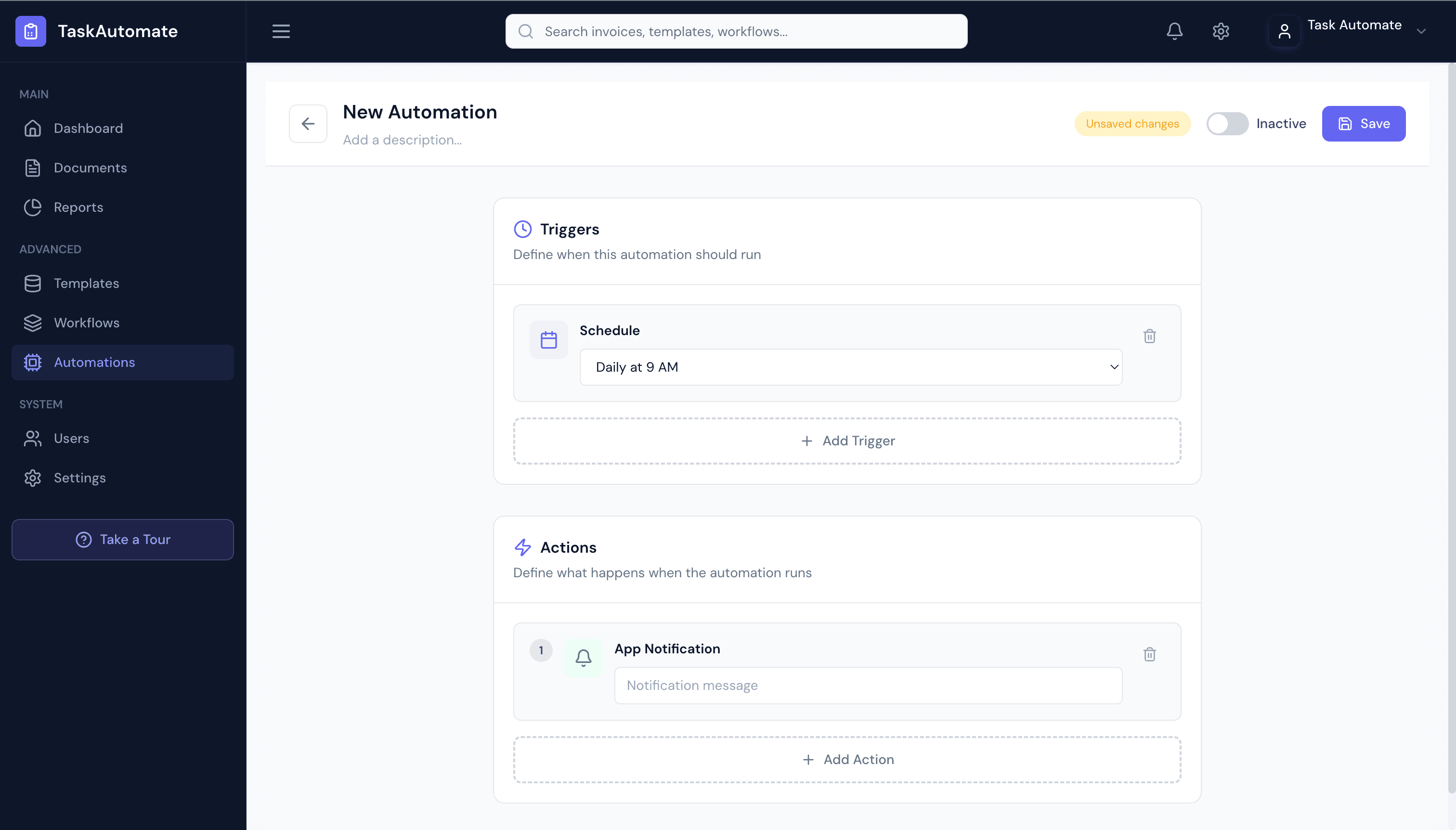 TaskAutomate screenshot 4
