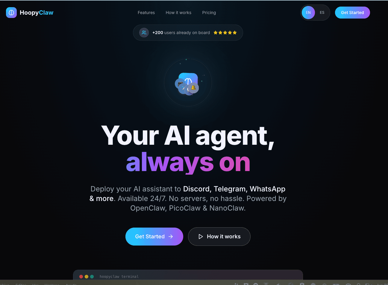 HoopyClaw screenshot 1