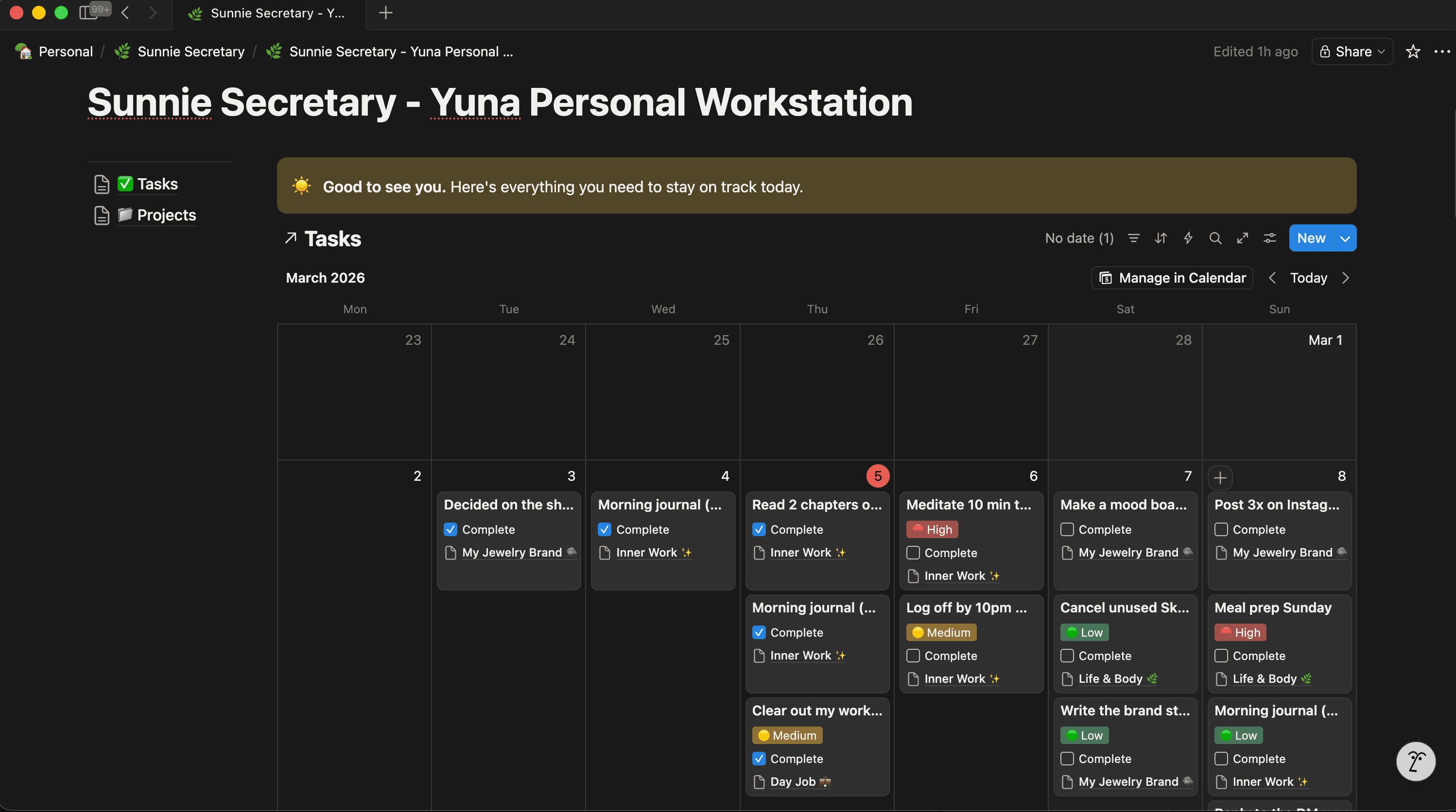 Sunnie Personal Secretary screenshot 3