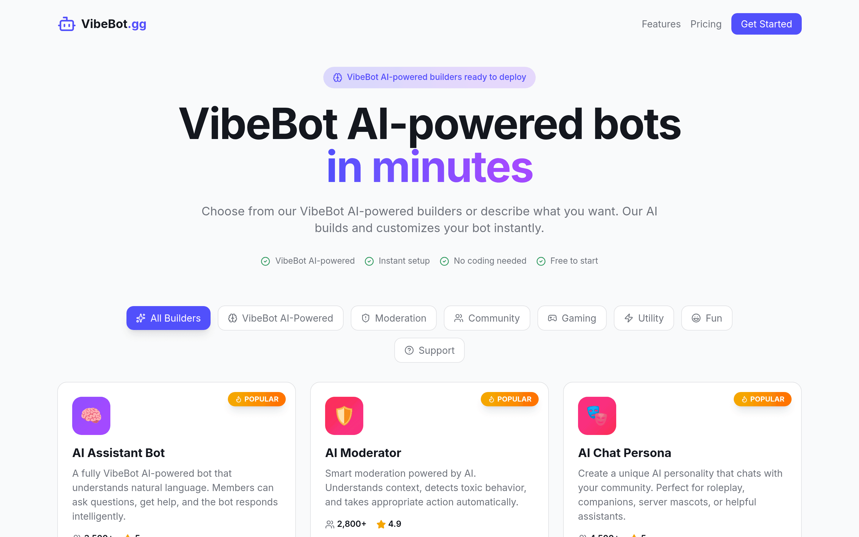 VibeBot screenshot 2