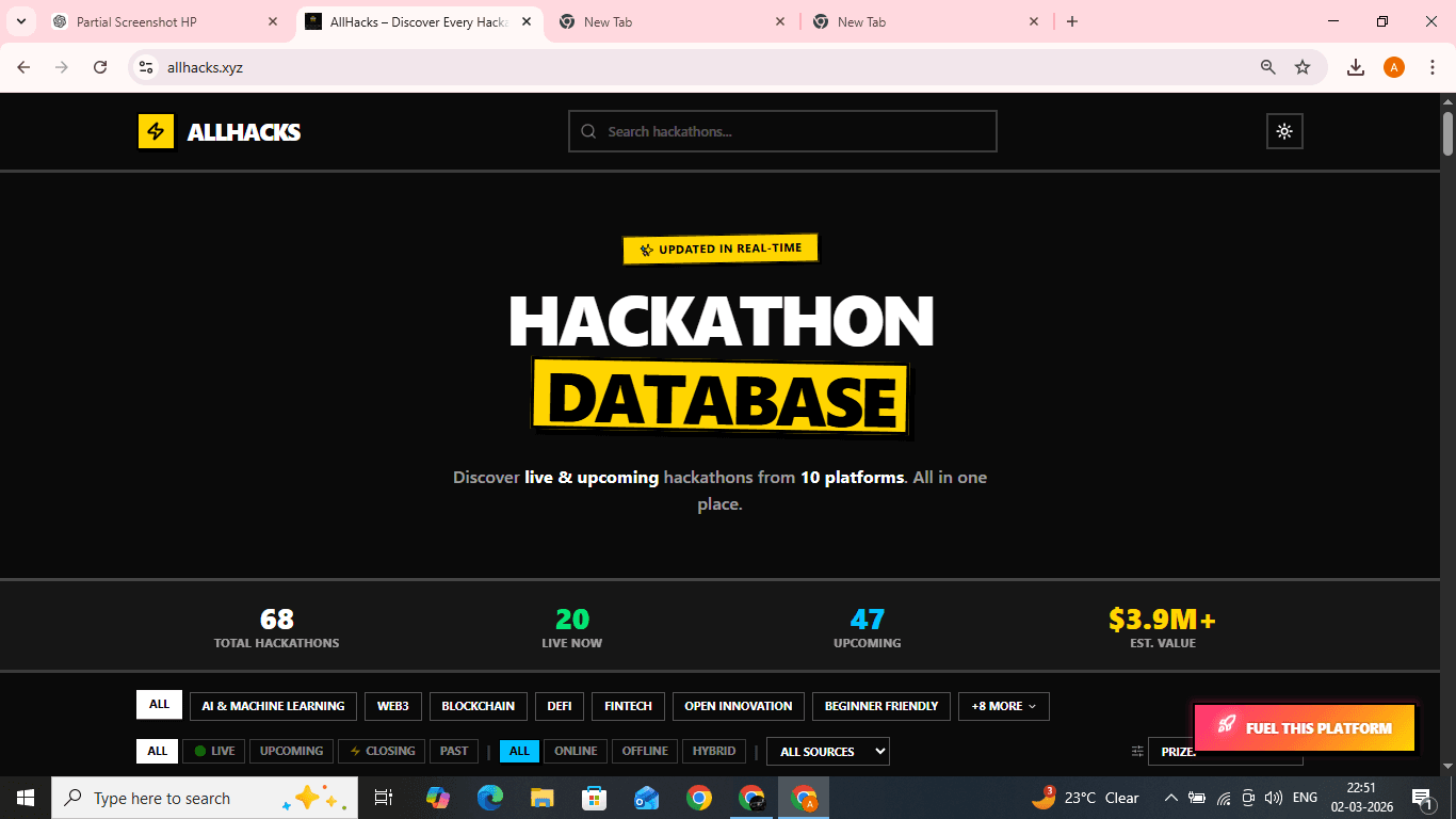AllHacks screenshot 2