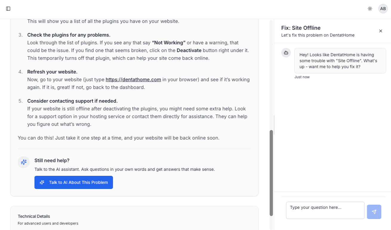 TalkToWP screenshot 4