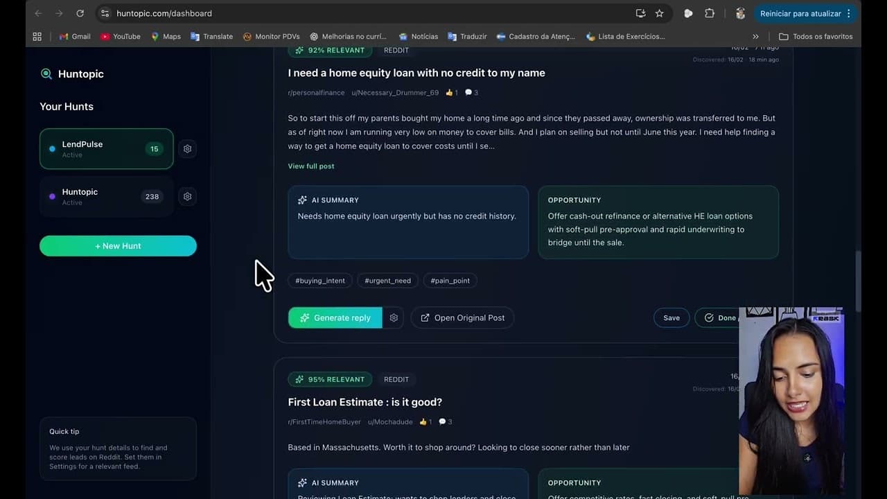 Huntopic screenshot 1