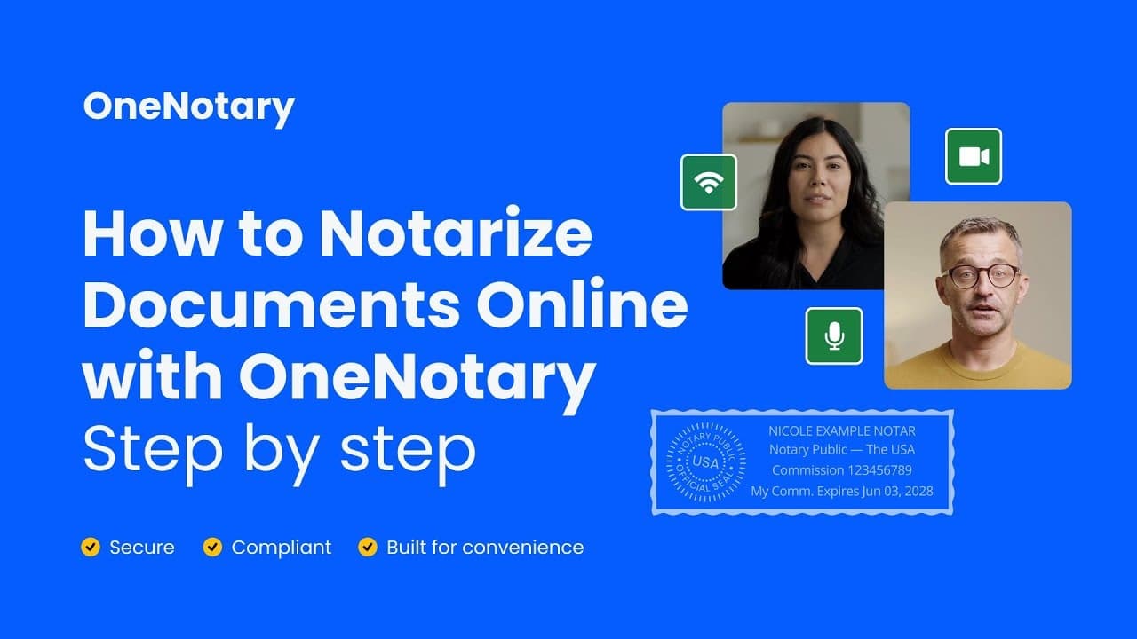OneNotary API – Enterprise RON screenshot 1