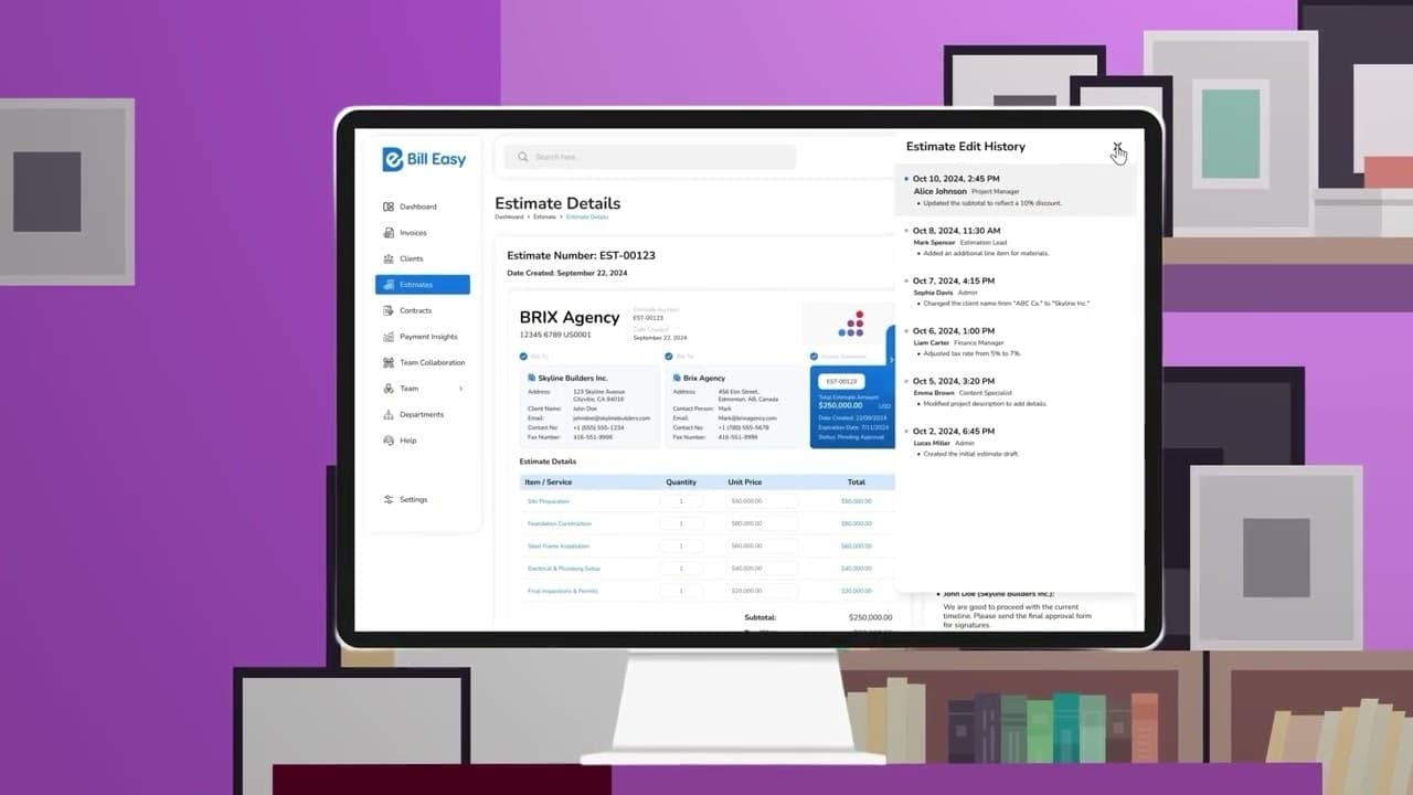BillEasy Inc screenshot 1