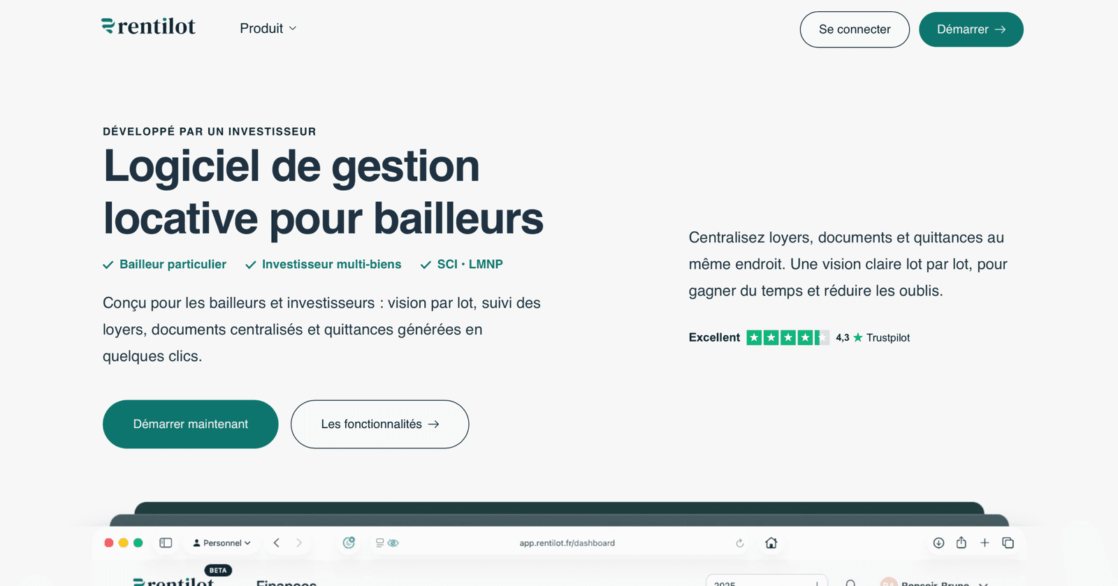 Rentilot screenshot 1
