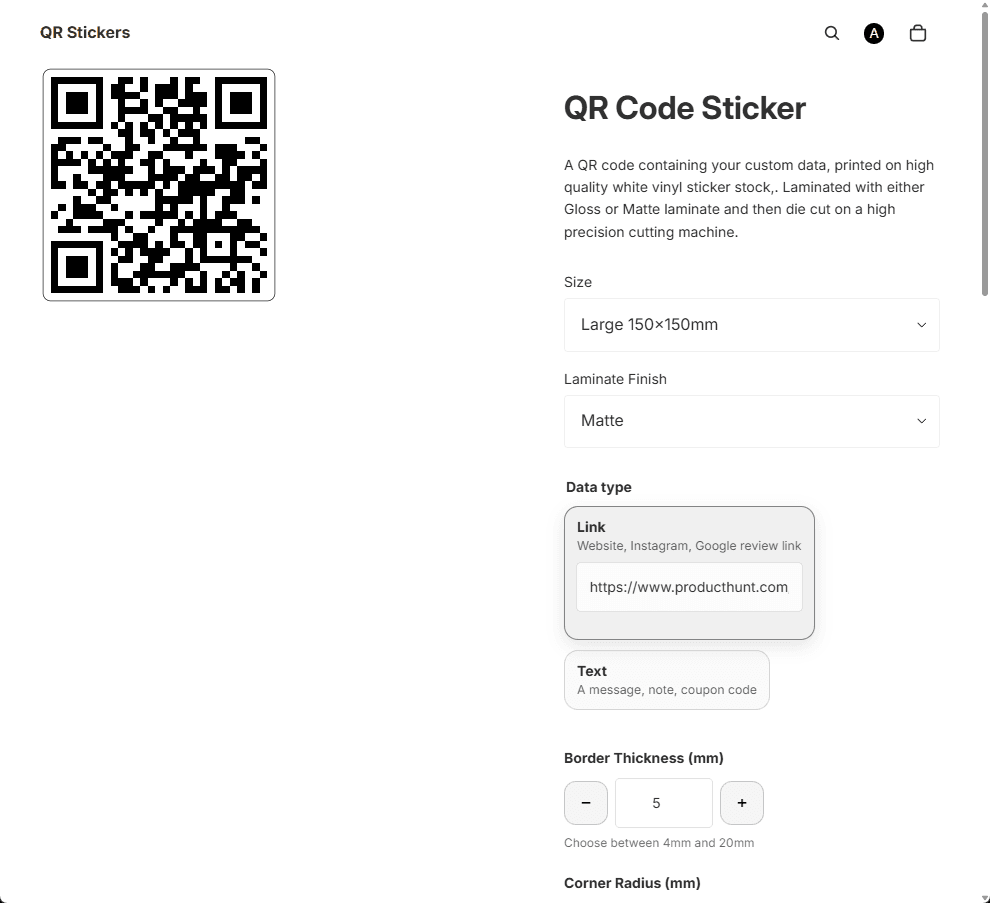 QR Stickers screenshot 1