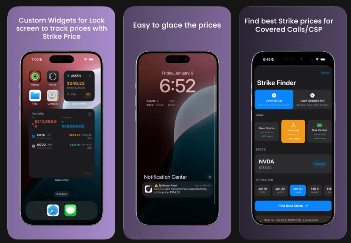 OptionsPilot screenshot 2
