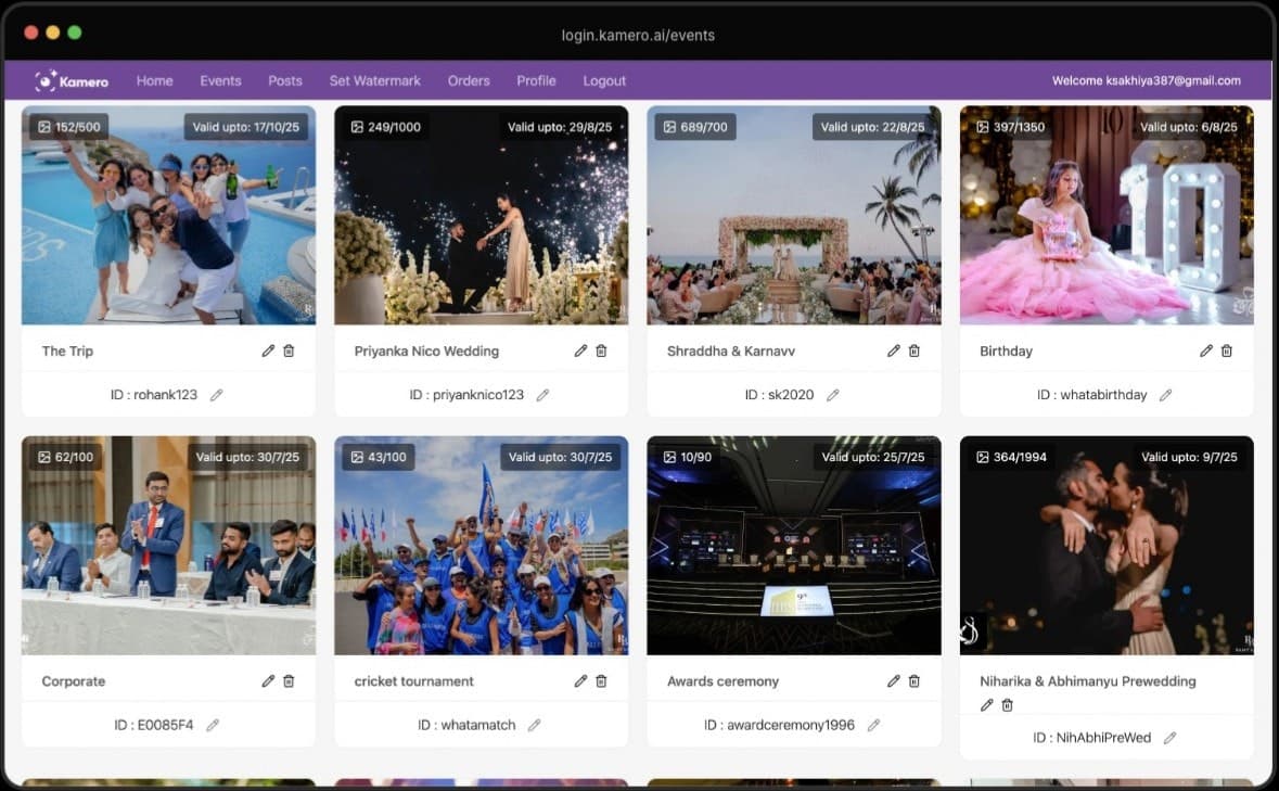 Kamero.ai: AI Event Photo Sharing screenshot 2