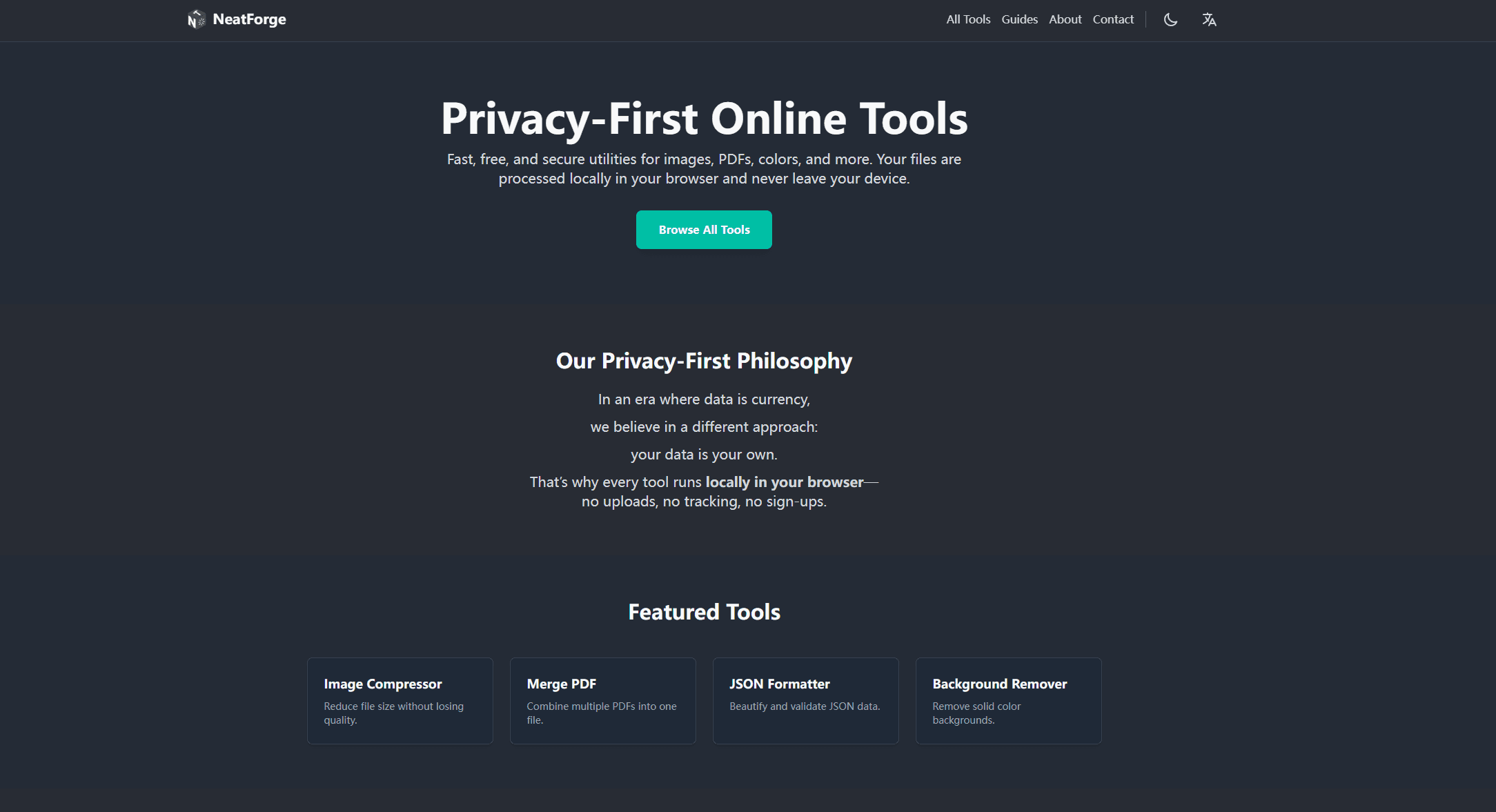 NeatForge screenshot 2