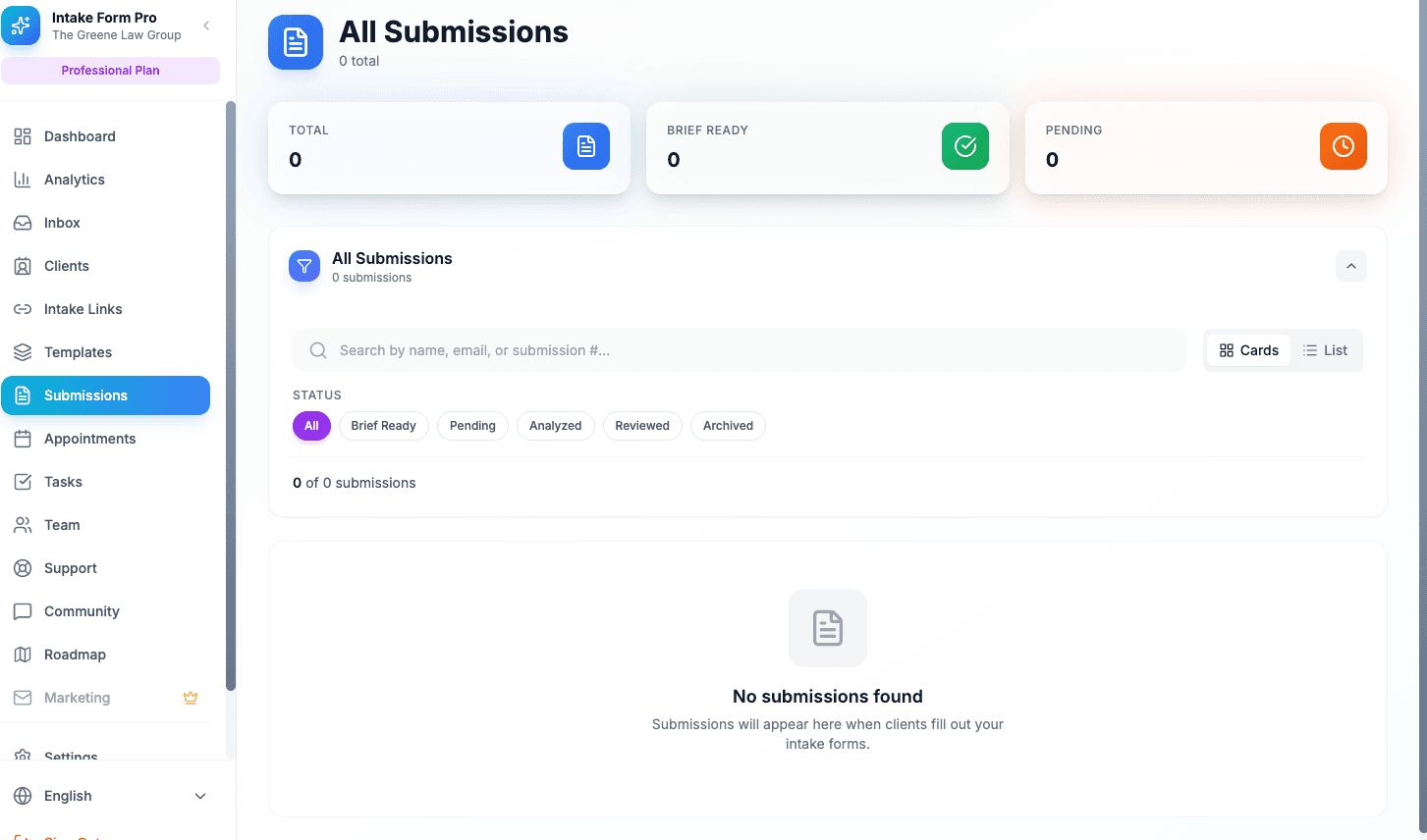 Intake Form Pro screenshot 3