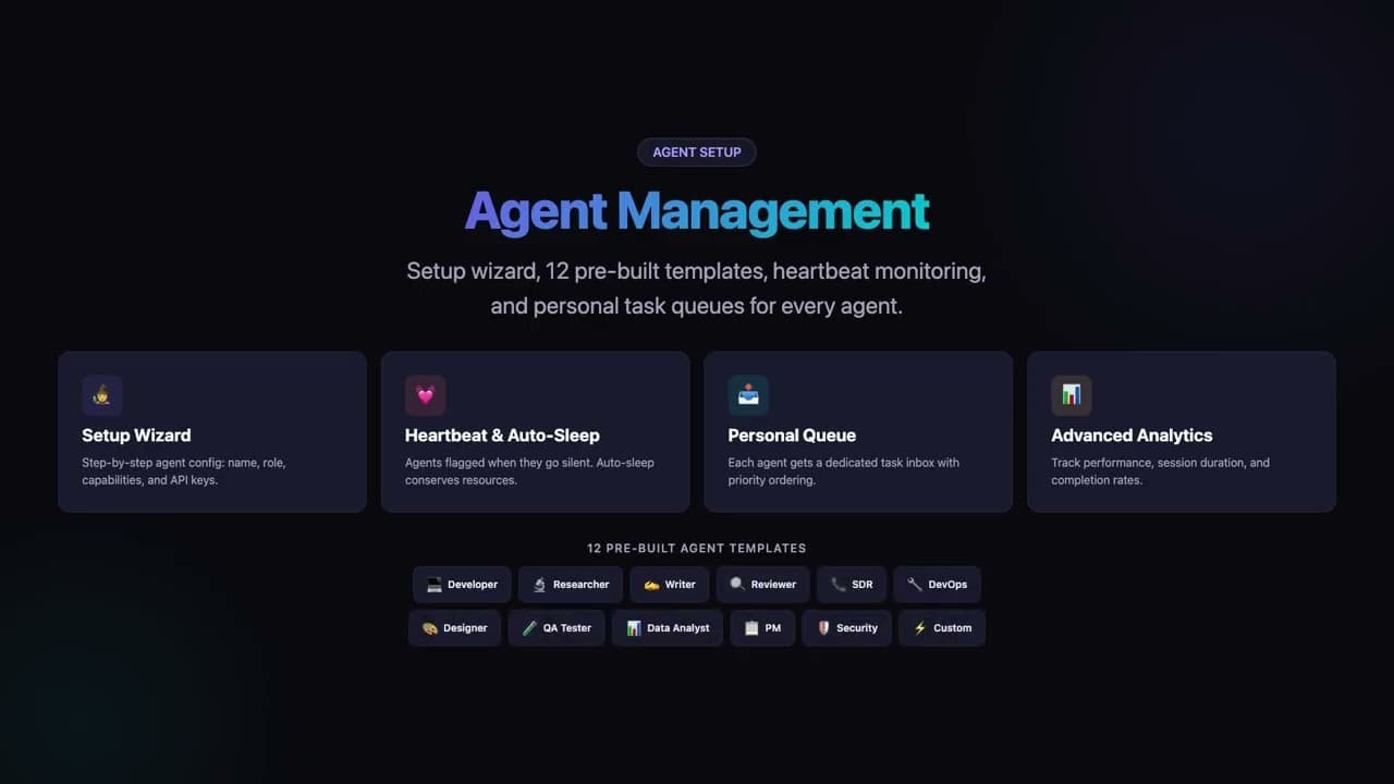 AgentCenter for OpenClaw screenshot 1