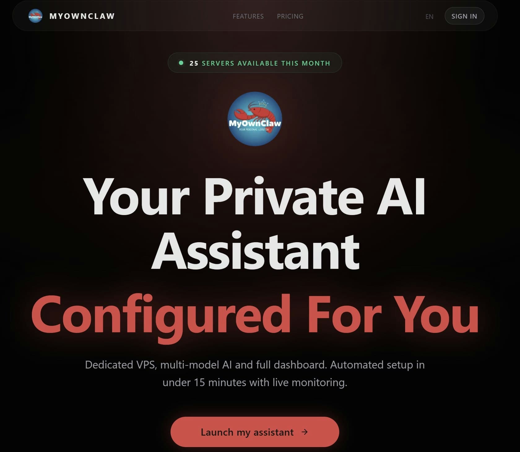 MyOwnClaw screenshot 1