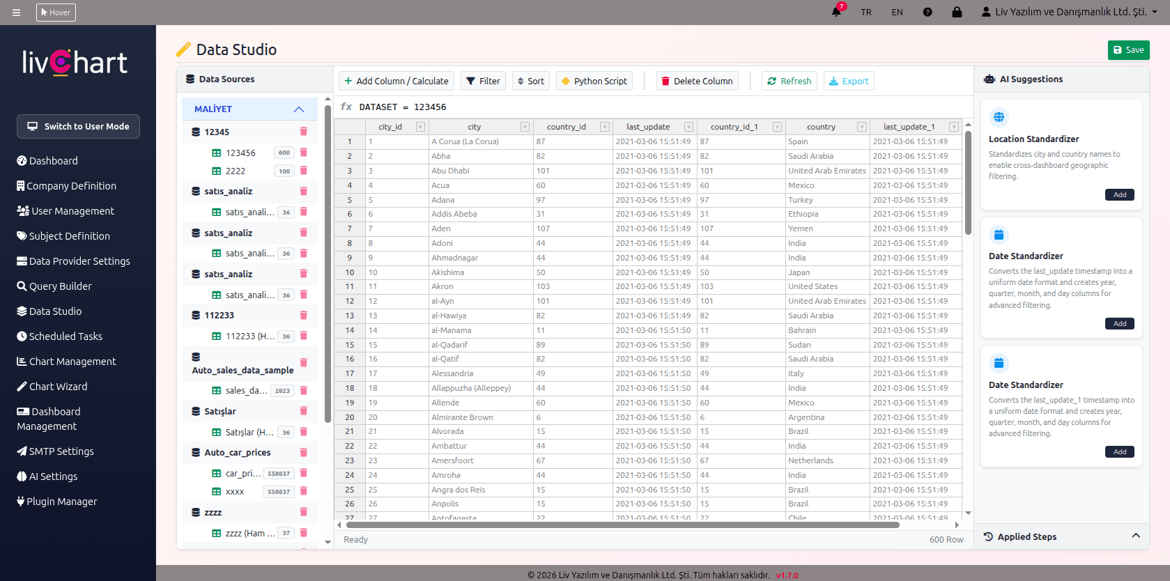 LivChart screenshot 8