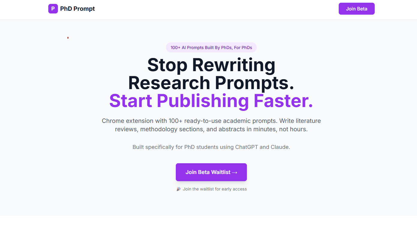 PhD Prompt screenshot 1