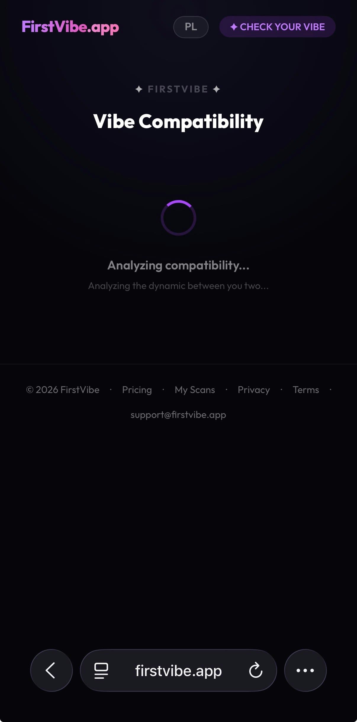 FirstVibe.app screenshot 4