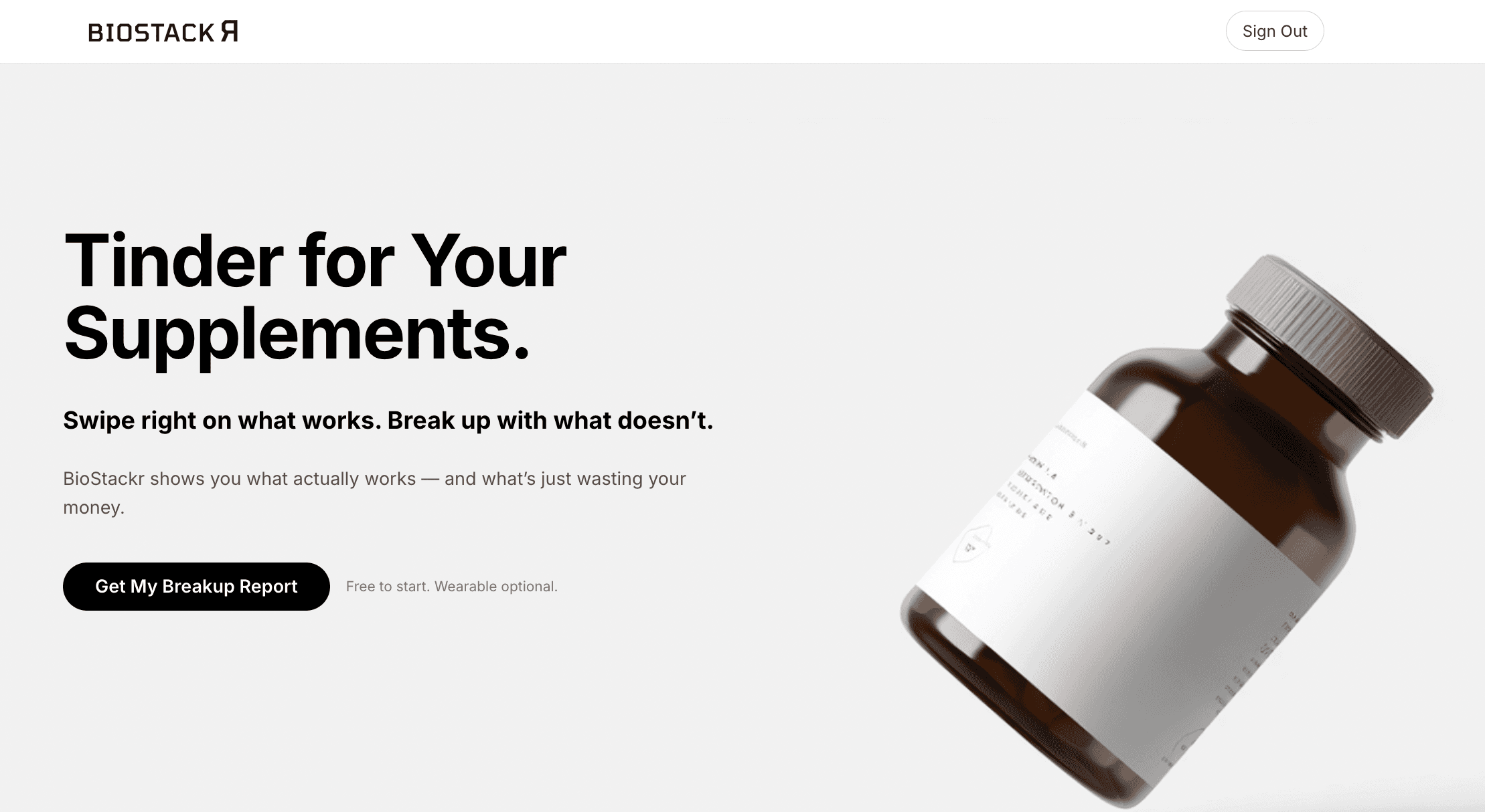 BioStackr screenshot 1