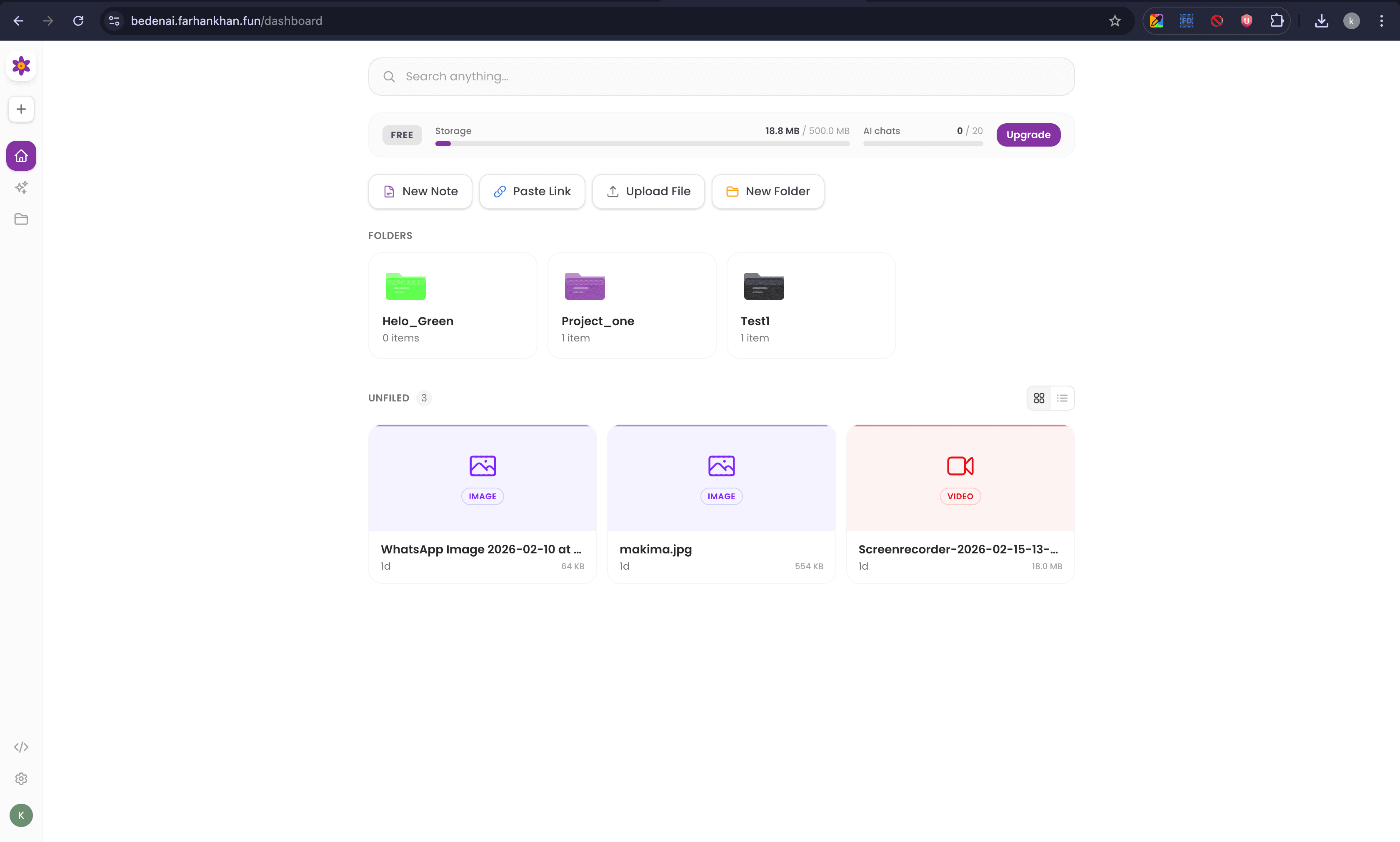 Bedenai screenshot 2