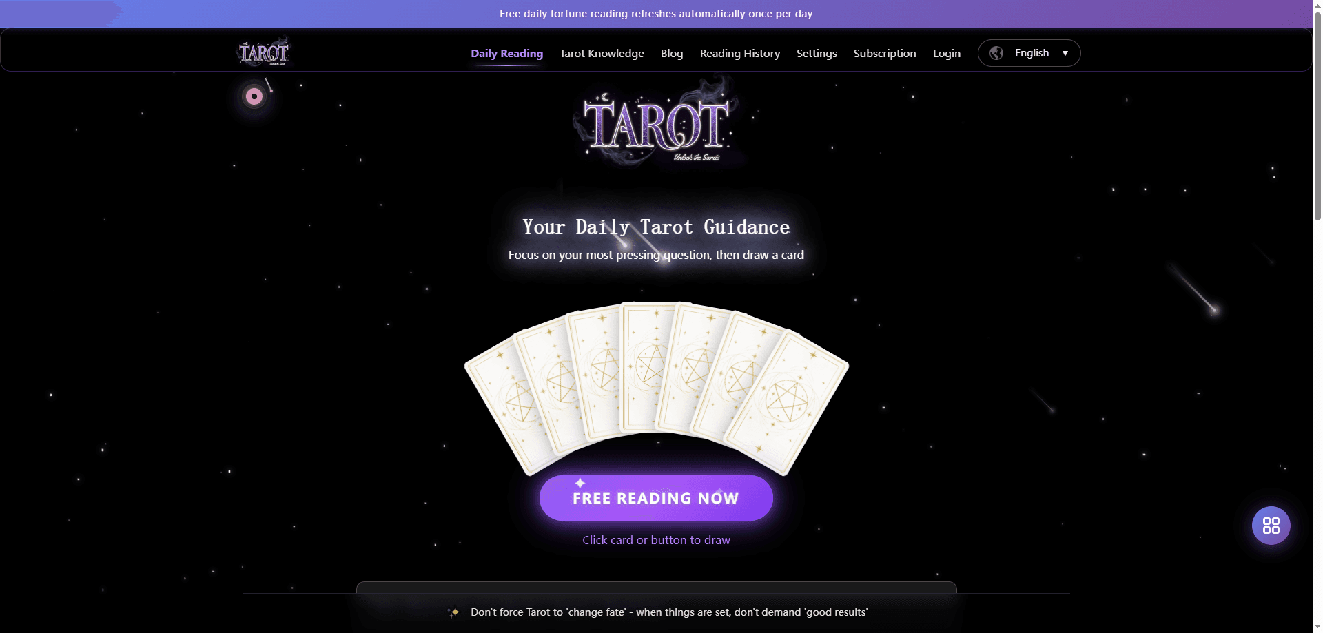 Tarot Card Pro screenshot 1