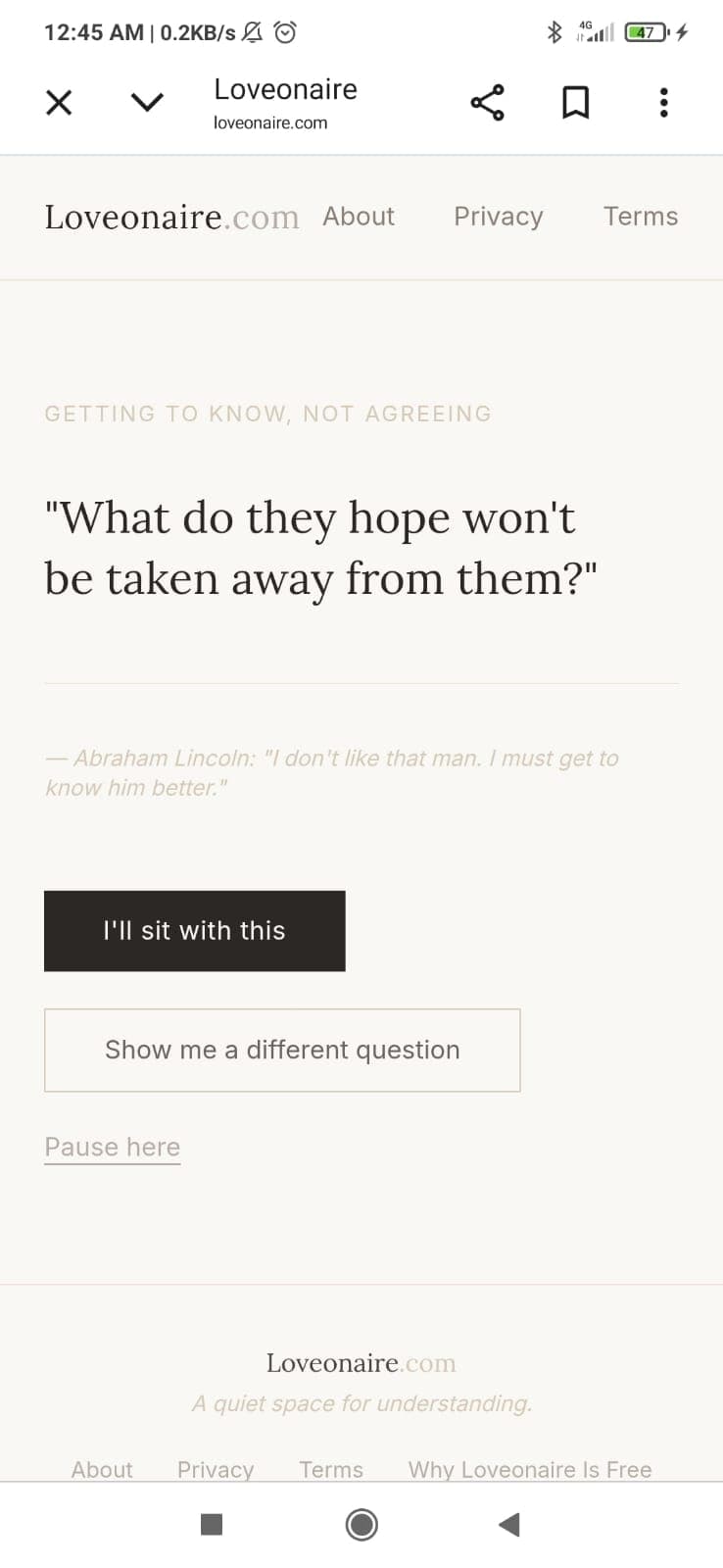 Loveonaire.com screenshot 4