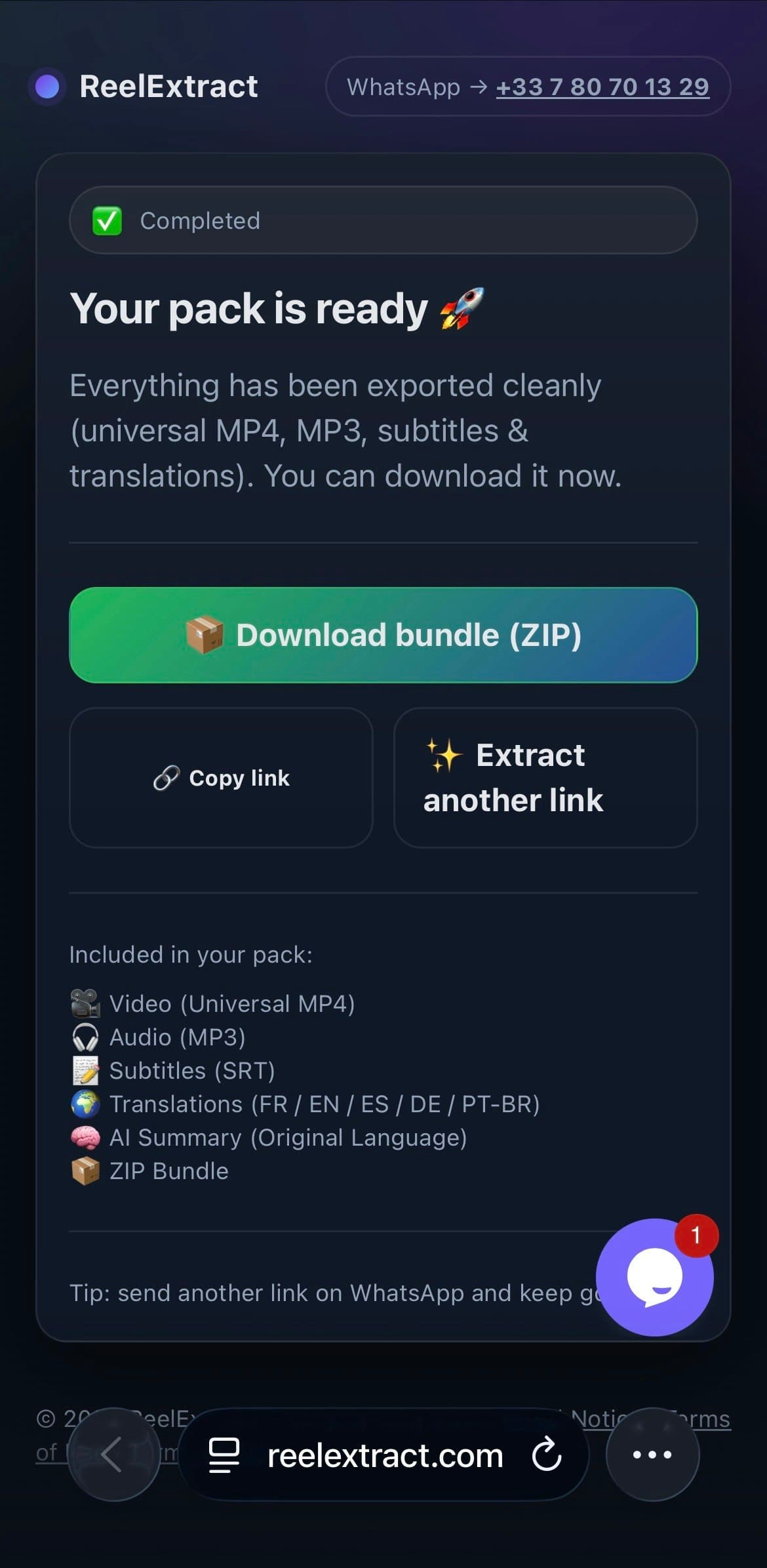 ReelExtract screenshot 3