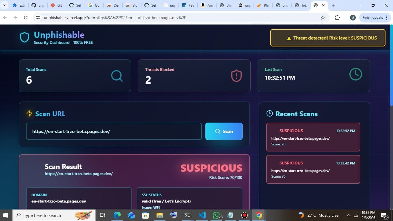 Unphishable screenshot 3