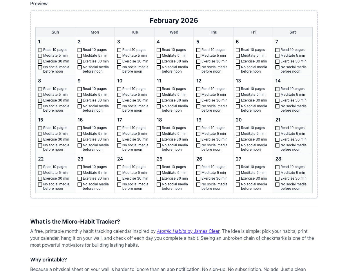 Micro-Habit Tracker screenshot 3
