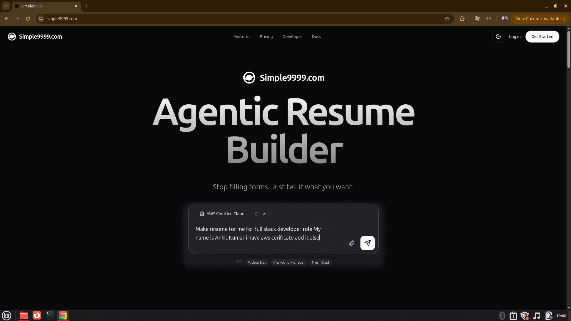 Simple9999 screenshot 2