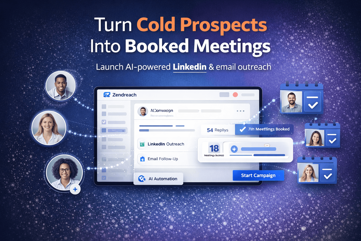 Zendreach.com screenshot 2