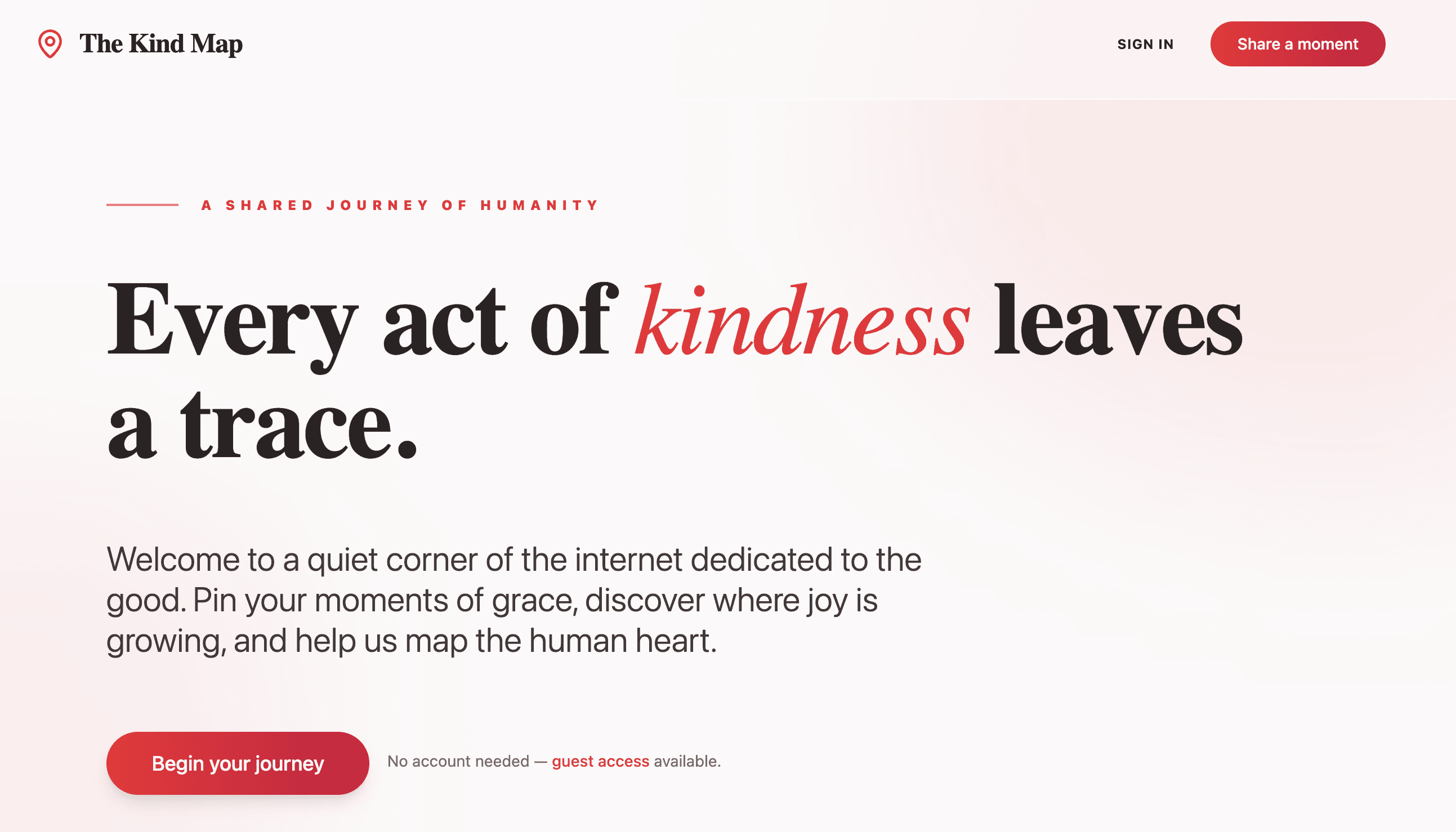 The Kind Map screenshot 1