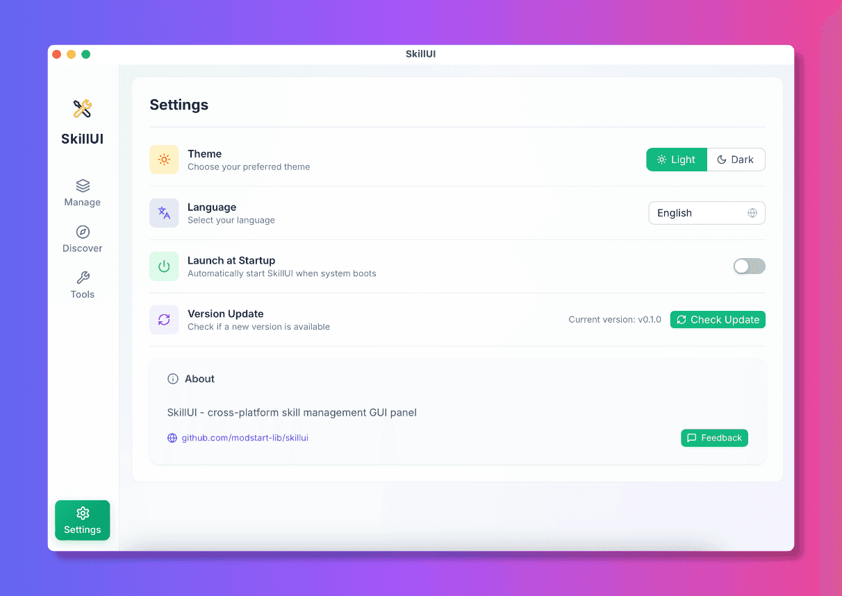 SkillUI screenshot 4