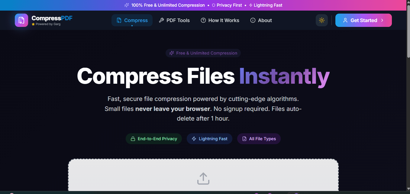 CompressPDF screenshot 2