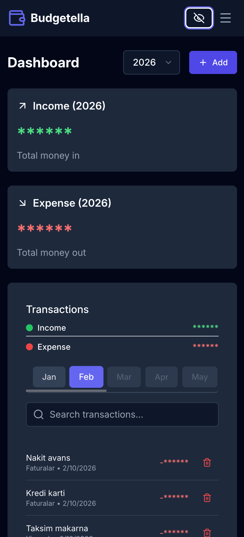 Budgetella screenshot 2