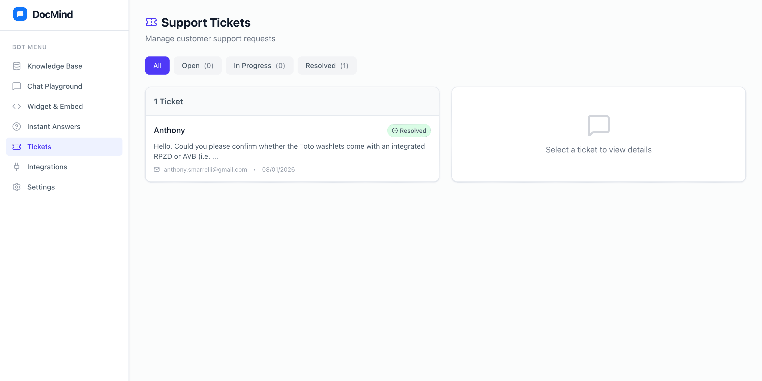 DocMind screenshot 1