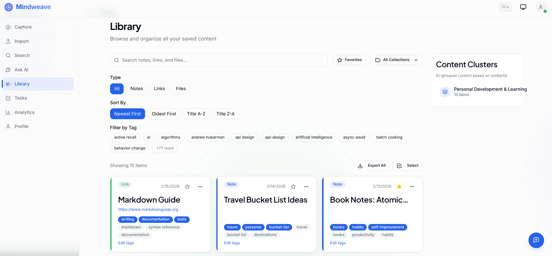 Mindweave screenshot 3