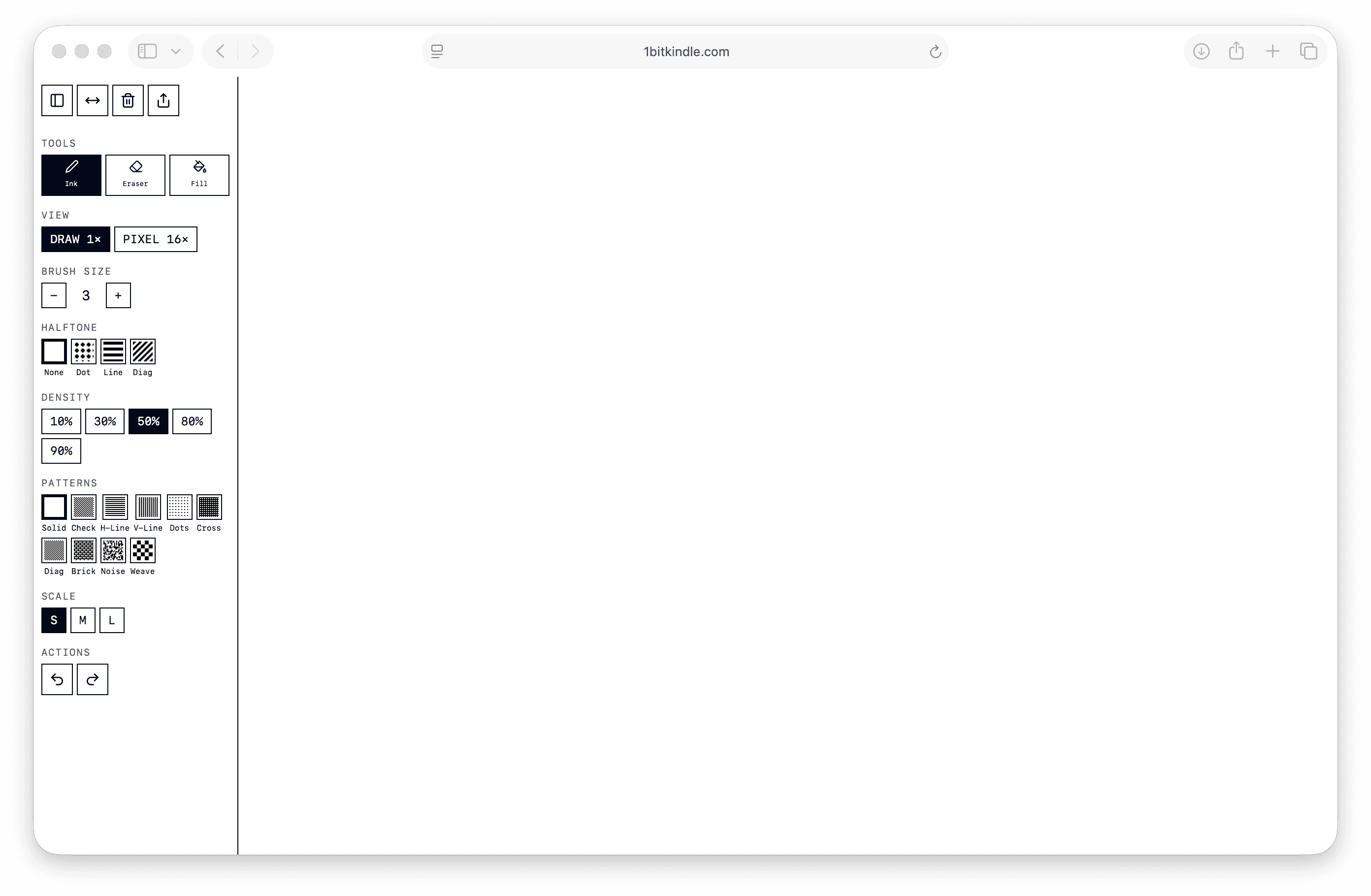 A tiny drawing studio for your Kindle screenshot 3
