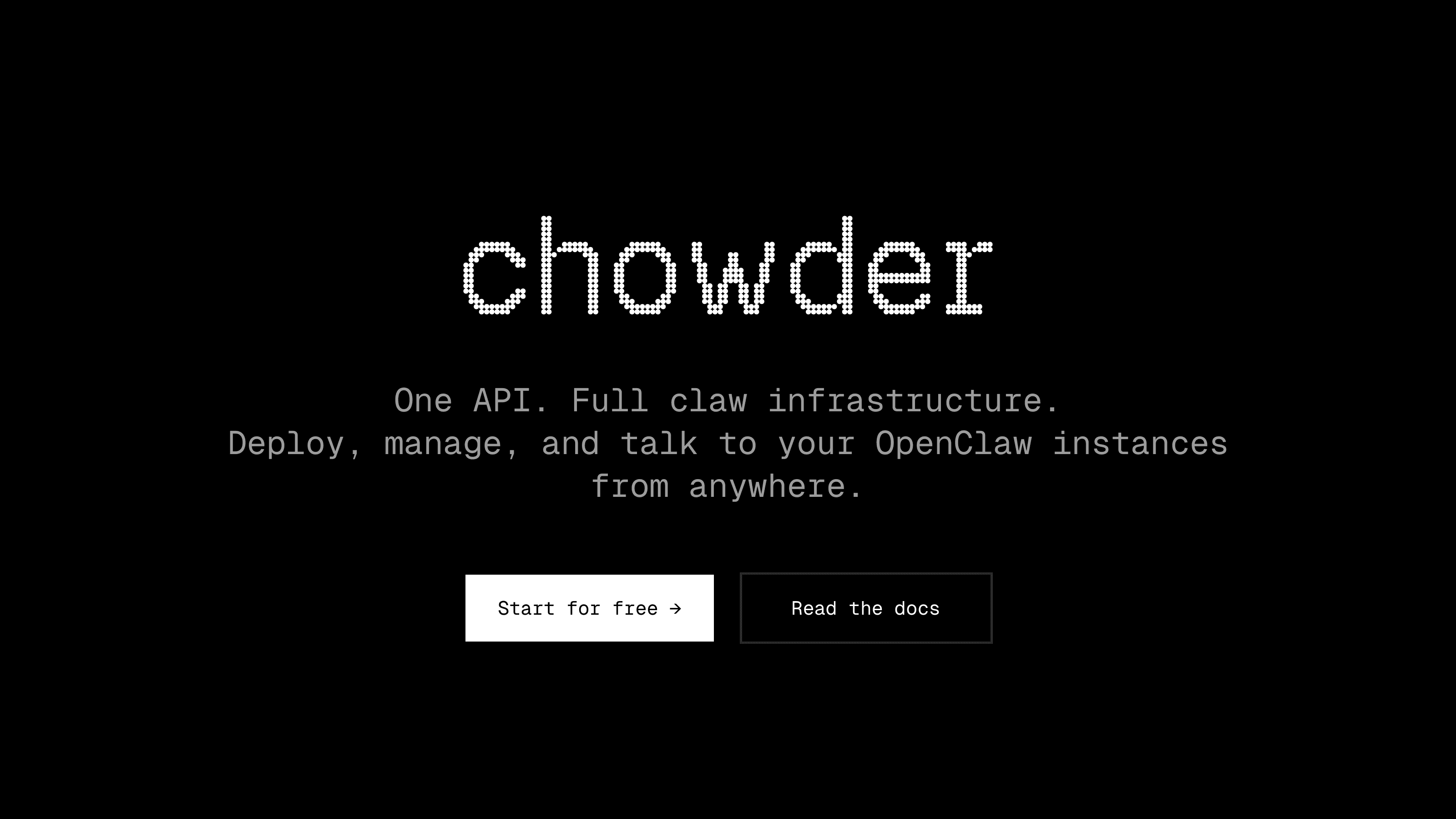 chowder.dev screenshot 1