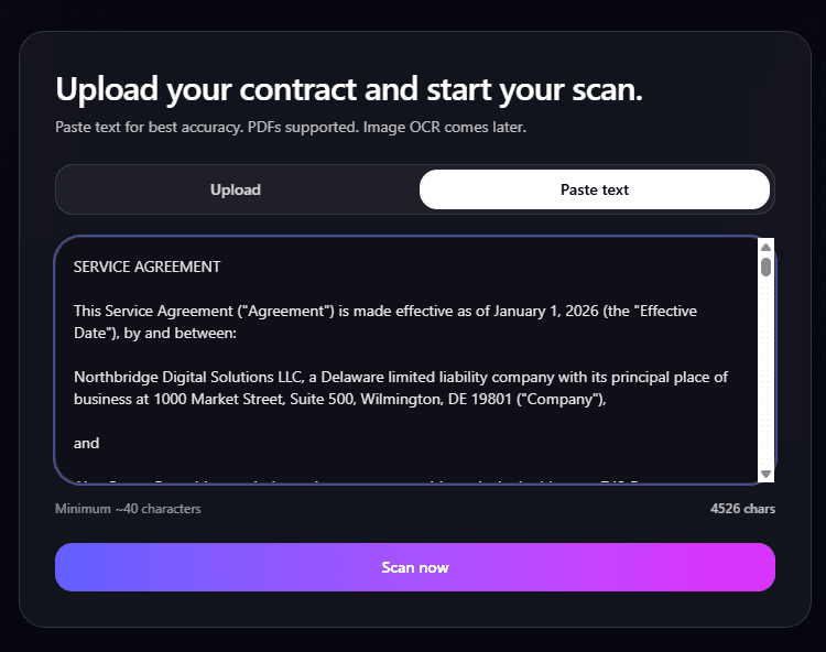 Explainmyterms.com screenshot 1