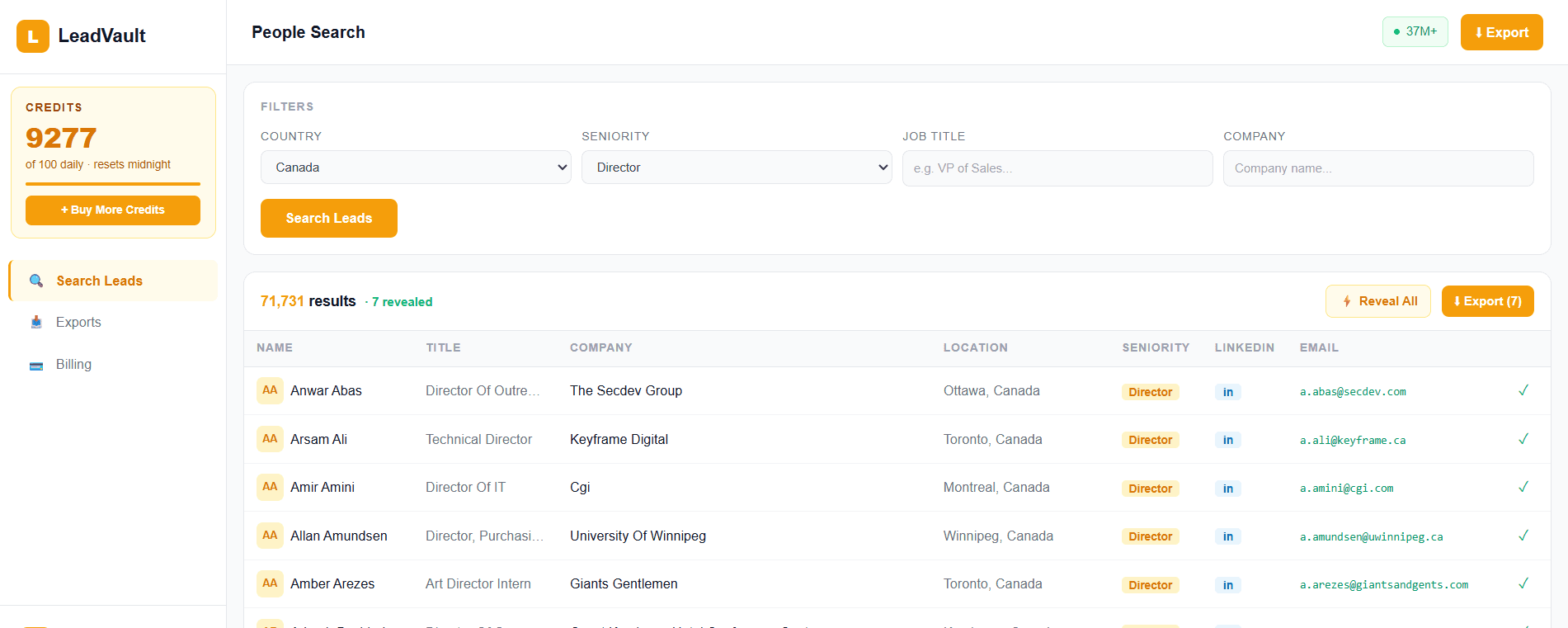 LeadVault screenshot 3