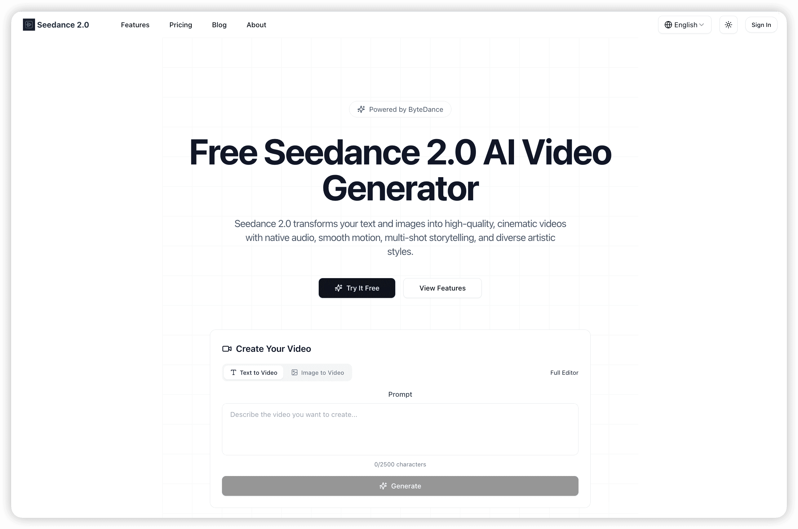Seedance 2.0 screenshot 2