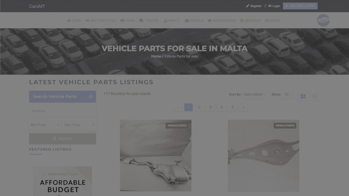 New or used Vehicles for sale in Malta screenshot 4
