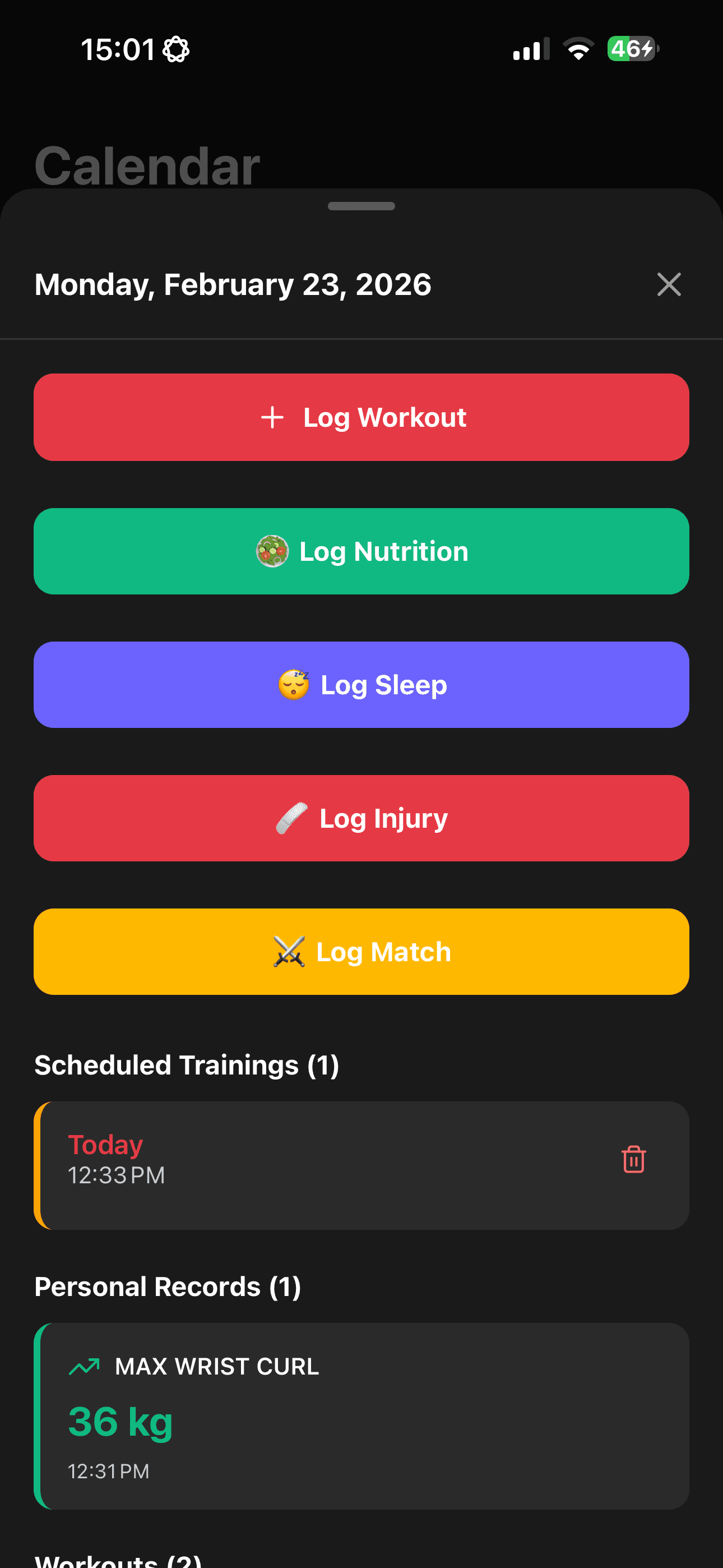 ArmProgress screenshot 2