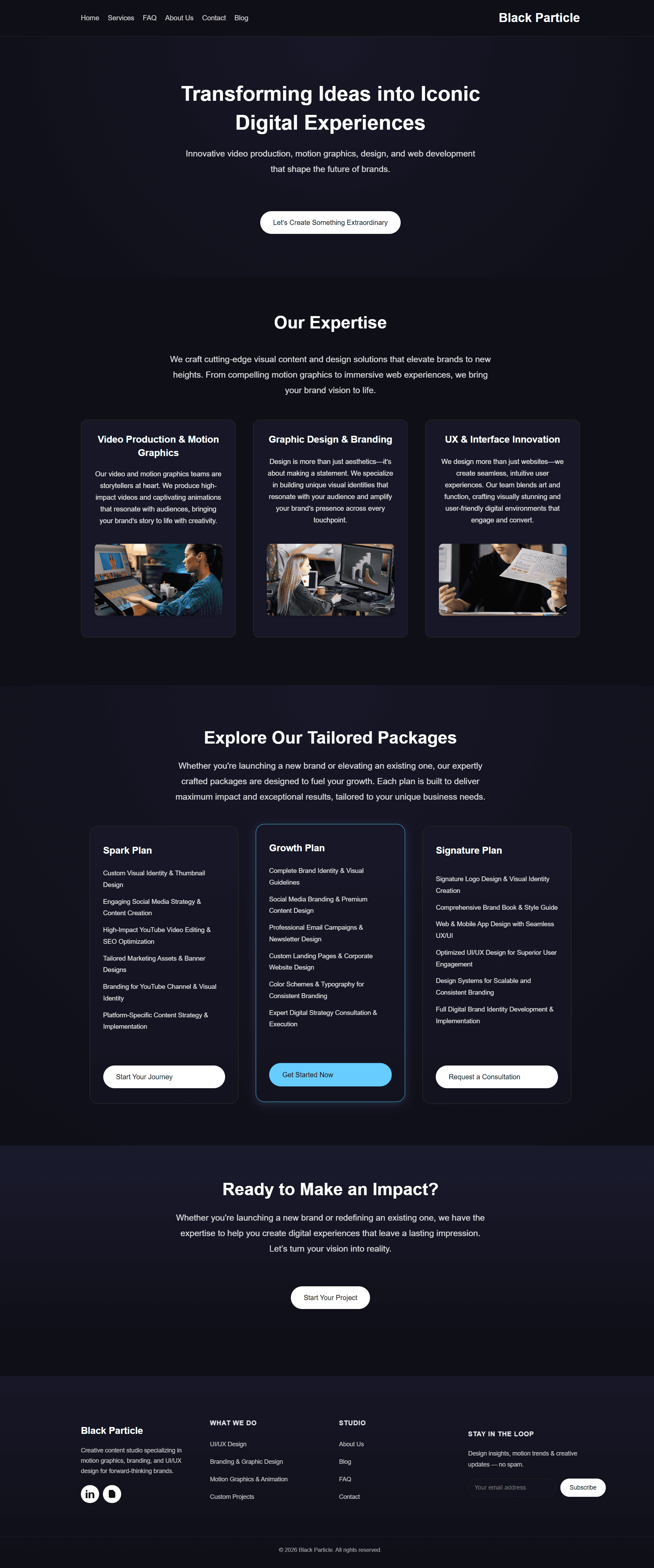 Black Particle screenshot 1