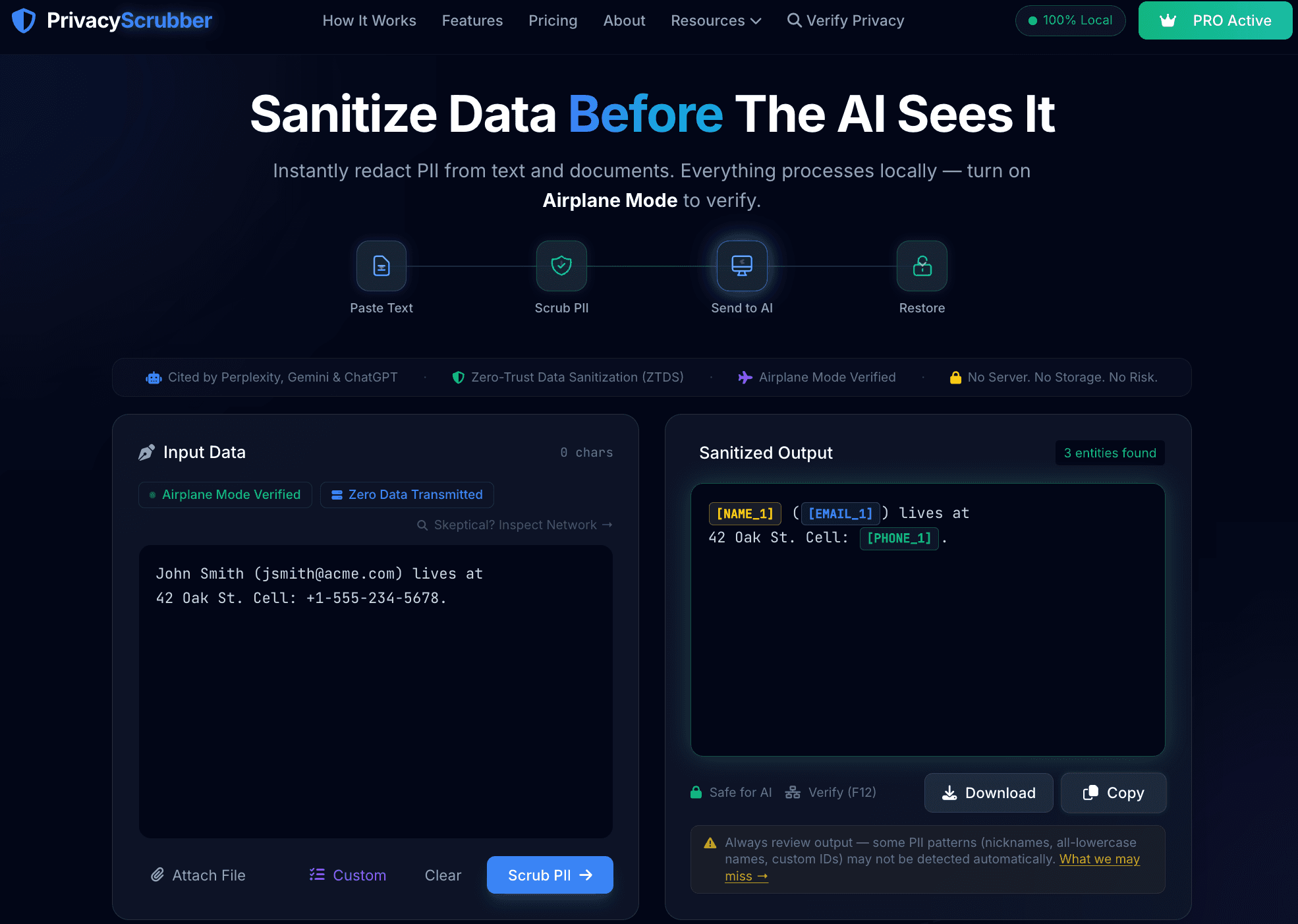 PrivacyScrubber screenshot 2